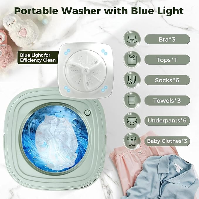 Foldable Mini Laundry Machine